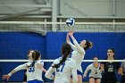 VB vs MHC  Wheaton Women's Volleyball vs Mount Holyoke College. - Photo by Keith Nordstrom : Wheaton, Volleyball, VB